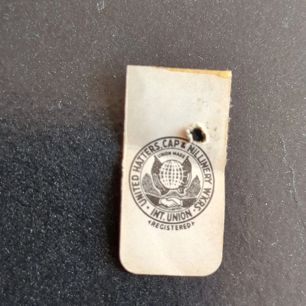 MEN'S VINTAGE DOBBS FELT BROWN FEDORA SIZE 6 7/8 - Picture 12 of 16